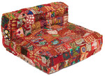 Модуль мягкий со спинкой Secret De Maison «Gipsy» (mod. MA-100) (Этнический красный )
