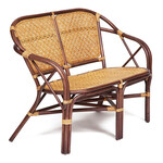 Диван «Pelangi» (Пеланги орех) из натурального ротанга (Pecan (орех)