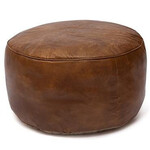 Пуф Secret De Maison «Сэлби» (Selby) 606 из натуральной кожи (Античный светлый)