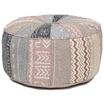 Пуф Secret волокна. Эти маленькие формы станут поистине акцентным украшением Вашего интерьера.De Maison «Jessis» (mod. 10128) (Бежевый мультицвет Luchetta)