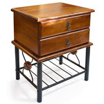 Тумба прикроватная AT-282 (Красный дуб)