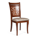 Стул с мягким сиденьем «Siena» (SA-SC) maf brown (Maf brown (коричневый в рыжину)