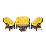 Комплект для отдыха «Нео Черчилль» (Neo Churchill) натуральный ротанг (античный коричневый)