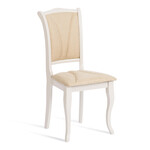 Стул с мягким сиденьем «Опера» (Opera) (Ivory white (слоновая кость)