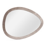 Зеркало Secret De Maison EGG ( mod. LS-0168 )  металл: аллюминий, стекло, мдф, 68 х 54 х 5 см, серебряный