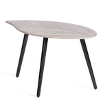 Журнальный стол RIMMINI мдф, 77х78х50,4 см, скания темный/черный