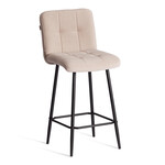 Полубарный стул  Medeo/Медео велюр, бежевый, 7, 42х56х102 см