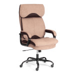 Кресло Duke metalBL ткань, светло-коричневый, KUB 03/TW-24