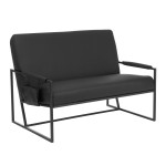 Диван Charli LUX/Чарли Люкс экокожа , Sharp Чёрный