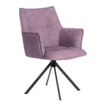 Кресло Lutz/Луц опора 360, велюр/букле, VT shape wood rose