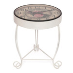 Стол-часы Secret De Maison ROSETTA ( mod. IT-001) (butter white (слоновая кость), рисунок "Роза")