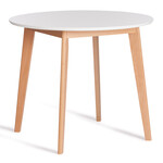 Стол обеденный «Боско» (Bosco Buk) (белый+натуральный)