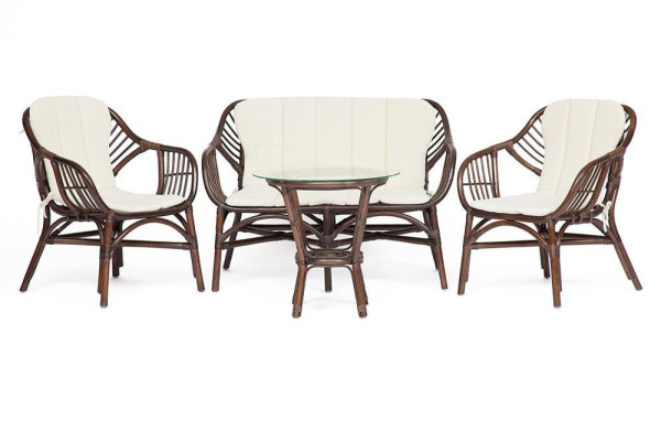 Комплект для отдыха «Сонома» (Sonoma) натуральный ротанг (Walnut (грецкий орех)