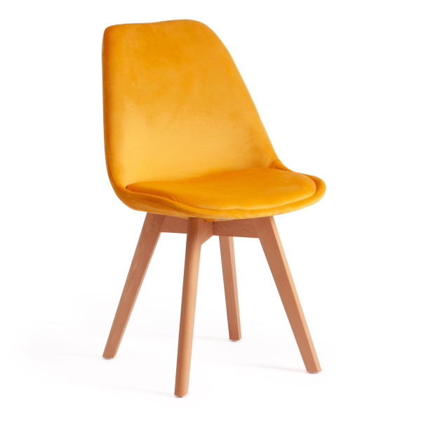 Стул Secret De Maison TULIP SOFT (mod. 74) (желтый (HLR 41)/натуральный)