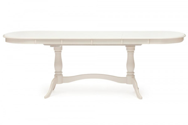 Стол белый обеденный раскладной «Сиена» (Siena SA-T6EX2L) (Ivory white (слоновая кость)