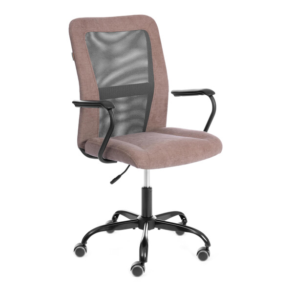 Кресло STAFF metalBL ткань, светло-коричневый/серый, KUB 03/W-12