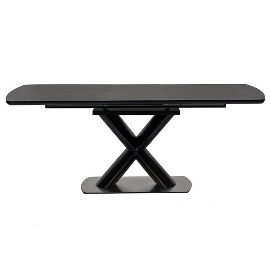 Стол обеденный раскладной «Lilia» (Чёрный)