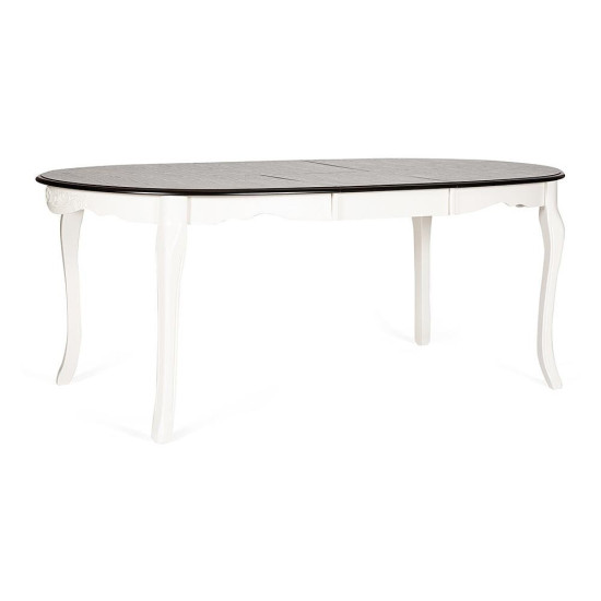 Стол обеденный раскладной Secret De Maison «Esmee» (EE-T6EX) (Antique walnut (античный орех) / ivory white (слоновая кость)