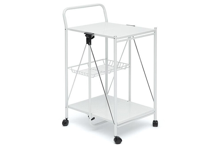 Складывающийся сервировочный столик КС45 (Белый)