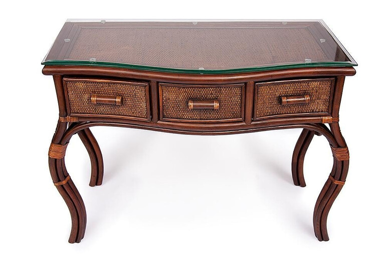 Туалетный столик «Андреа» (Andrea) натуральный ротанг (Пекан)