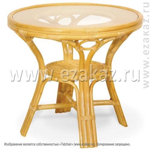 Стол из ротанга 02/09 (Мёд)