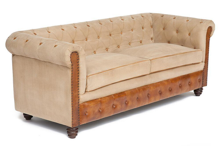 Диван 3-х местный Secret De Maison «Манчестер» (Manchester) 129S (Античный светлый)