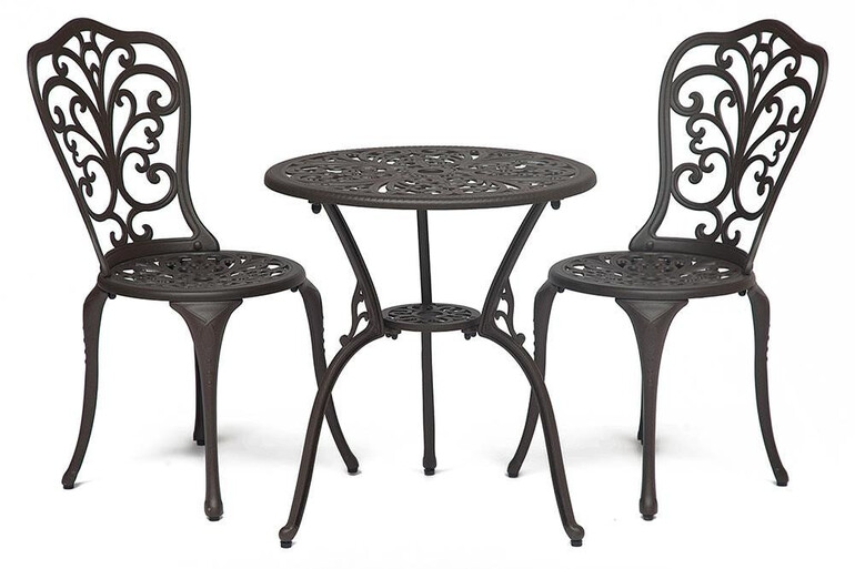 Стол и два стула Secret De Maison «Романс» (Romance) (Бронза)