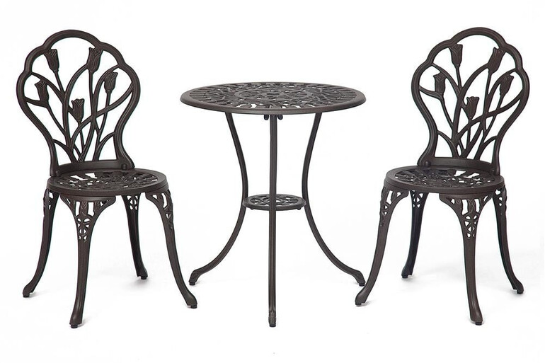 Комплект Secret De Maison «Вальс цветов» (Waltz of flowers) (стол+2 стула) (Бронза)
