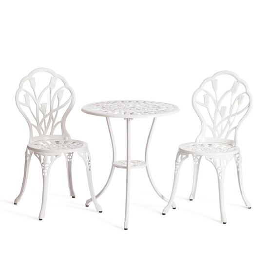 Комплект Secret De Maison «Вальс цветов» (Waltz of flowers) (стол+2 стула) (Белый)