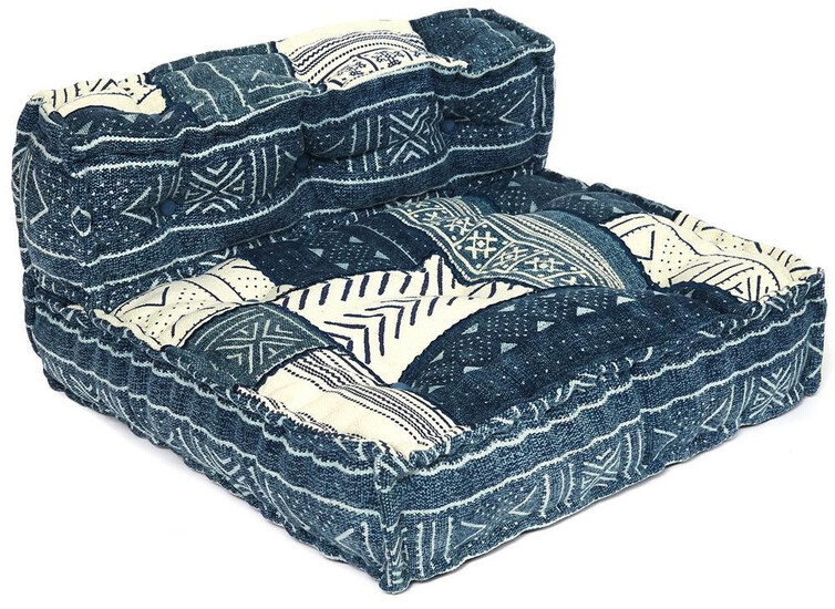 Модуль мягкий со спинкой Secret De Maison «Basco» (mod. MA-105) (Синий)