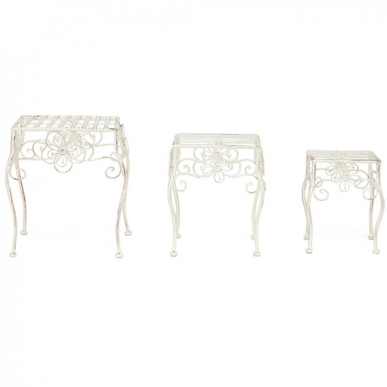 Столики (набор 3 шт.) Secret De Maison «Garden » (PL08-5824) (Antique White)