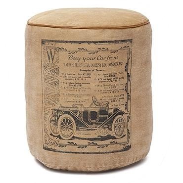 Пуф Secret De Maison «Рэйнжер» (Ranger) 4622 (Натуральный с рисунком)