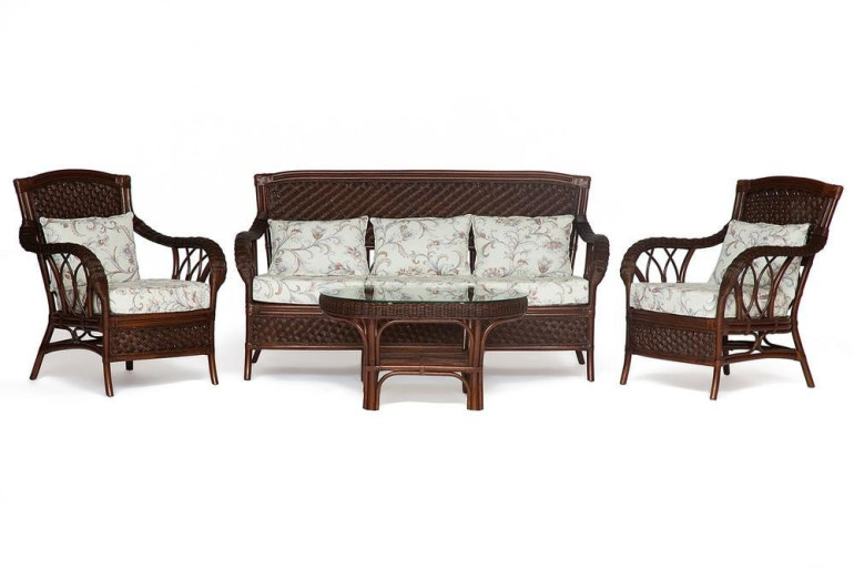 Комплект для отдыха «Андреа» (Andrea) натуральный ротанг (Pecan washed)