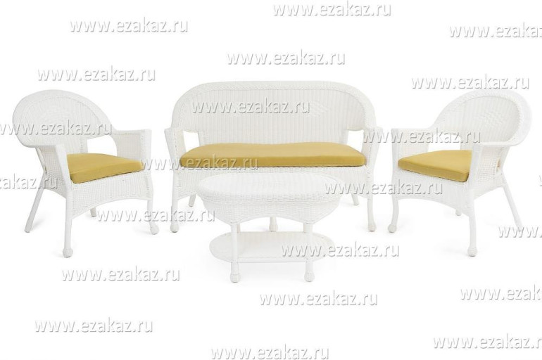 Комплект для отдыха «Монако» (Monaco) искусственный ротанг (Бежевый меланж искусственный ротанг)