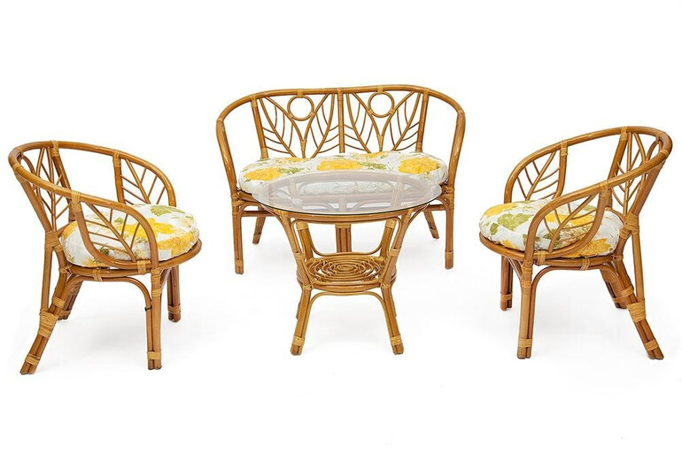 Комплект для отдыха «Корсика» (Corsica) натуральный ротанг (Коричневый)