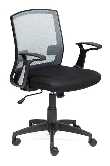 Кресло «Scout» (grey) (Чёрная + серая ткань)