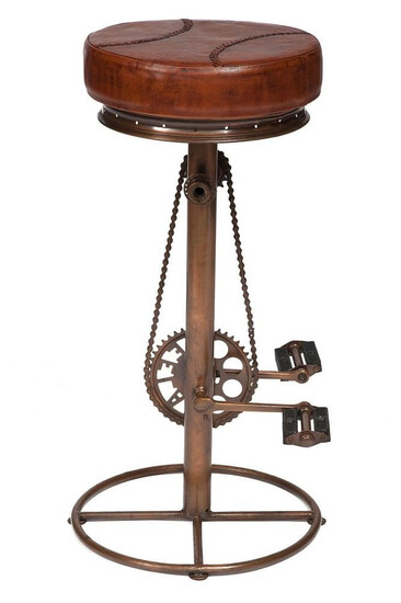 Стул барный Secret De Maison «Bike» (mod. М-14524) (Коричневый «Лофт»)