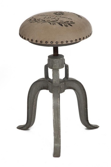 Стул на винтовой ножке Secret De Maison «Mainz» (mod. M-14531) (Серый (ткань)