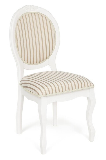 Стул с мягким сиденьем и спинкой «Фиона» (Fiona) (Слоновая кость)