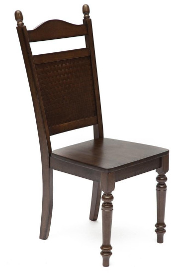 Стул с твердым сиденьем 466 W-T (Вставка «Ротанг»)