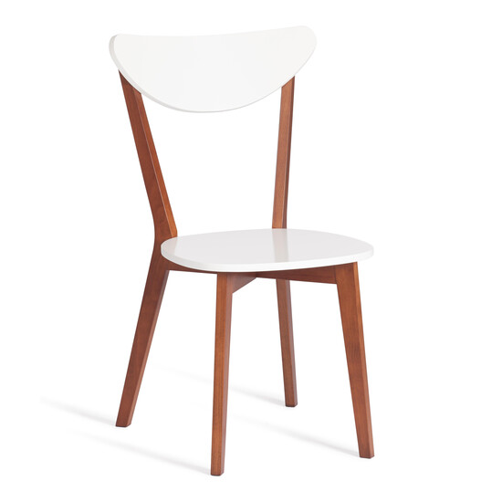 Стул обеденный «Макси» (Maxi Brown) (коричневый+белый)