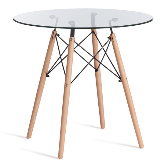 Стол CINDY GLASS (mod.80GLASS) (прозрачный)