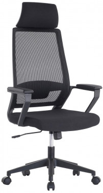 Кресло офисное «Mesh-7» (Чёрная ткань)