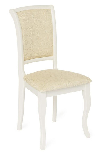 Стул с мягким сиденьем и спинкой «Милано» (Milano) MN-SC (Слоновая кость)