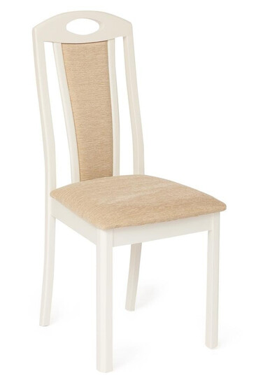 Стул с мягким сиденьем и спинкой «Авана 2» (Avana 2) AV-SC2 (Слоновая кость)