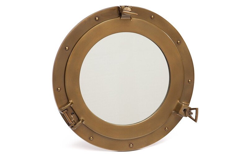 Зеркало иллюминатор 9908 (D 38) (Античная медь)
