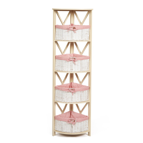 Угловая этажерка Secret De Maison «Angulaire 4» (Ангюлэр 4) PE-05 (Белый)