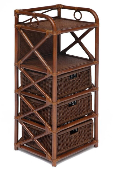 Этажерка «Андреа» (Andrea) натуральный ротанг (Pecan washed)