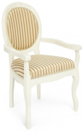 Кресло с мягким сиденьем и спинкой «Fiona 2» (FN-SC2) (Ivory white (слоновая кость))