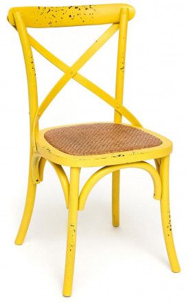 Стул Secret De Maison «Cross Chair» (mod. CB2001) (Желтый)